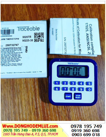 Traceable 5020, Đồng hồ cài đặt hẹn giờ đếm lùi 01 kênh Traceable @ Alarm Timer/Stopwatch/Đã hiệu chuẩn tại Mỹ